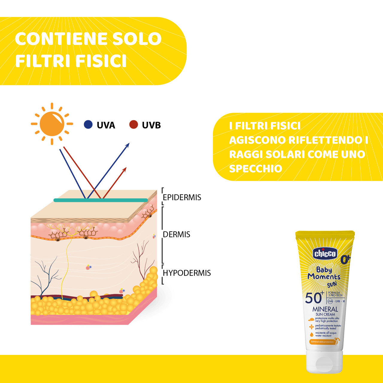 Chicco - Sun Cream SPF50+ 75ml