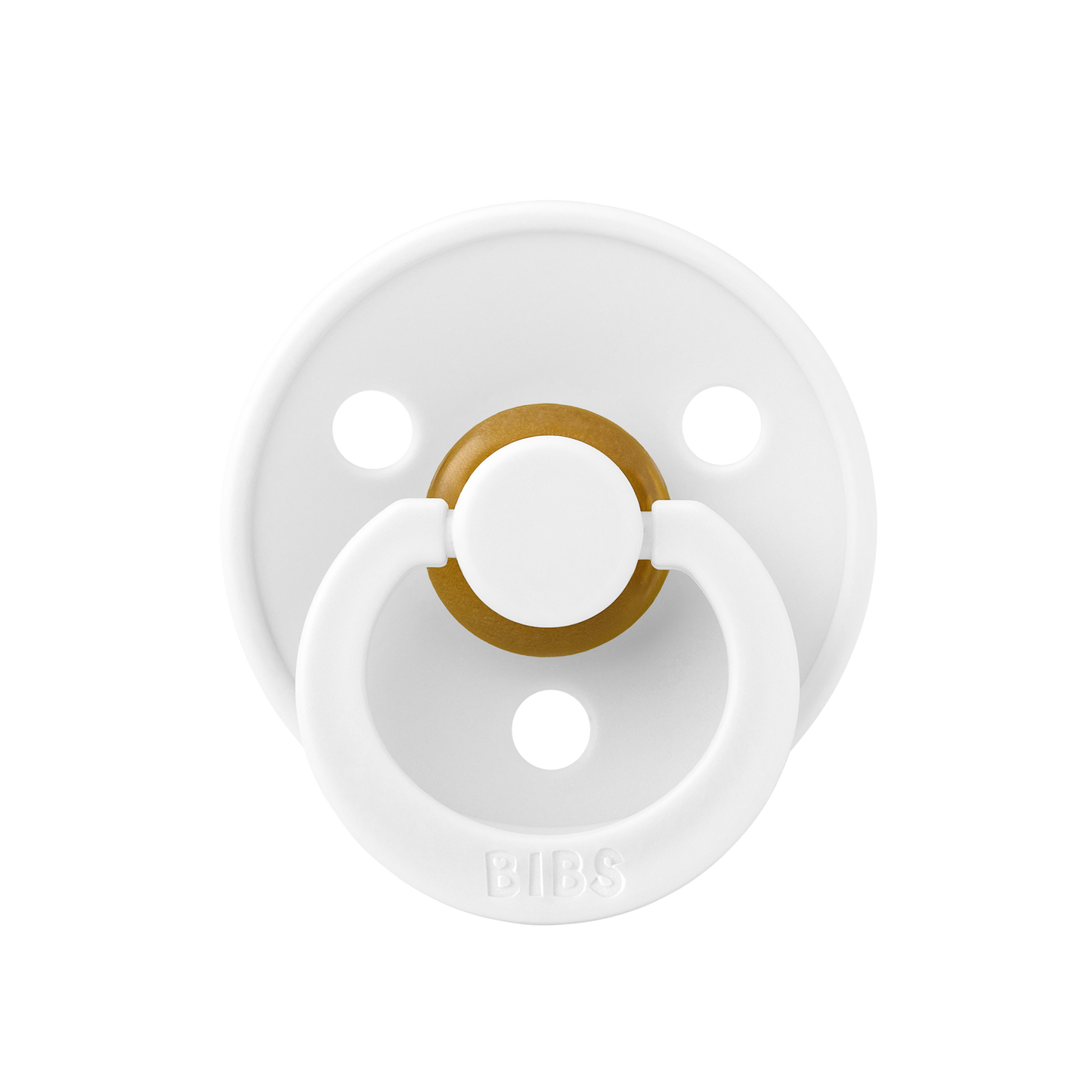 Bibs - Latex Colour Flow Pacifier - S1 - White