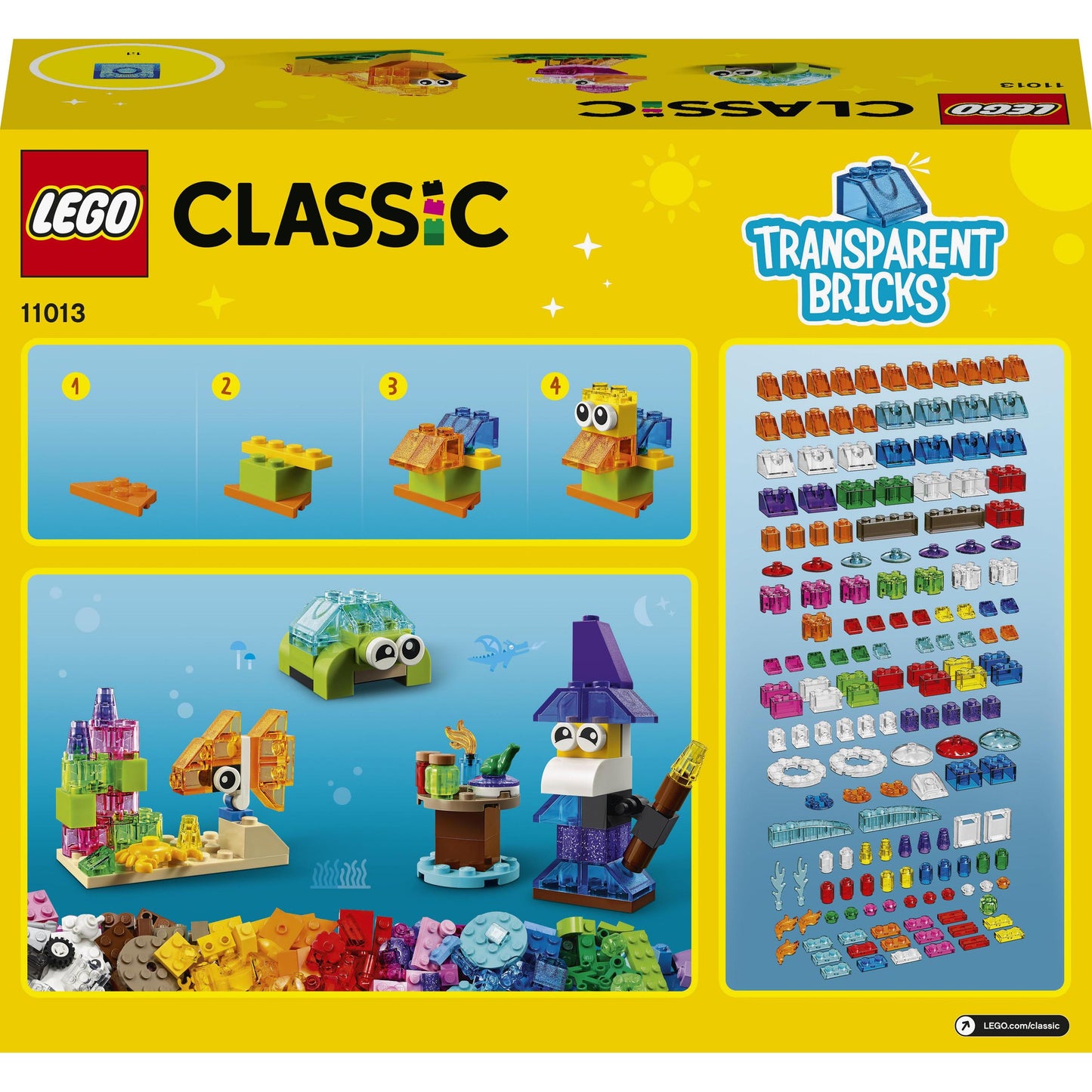 LEGO Classic-Creative Transparent Bricks