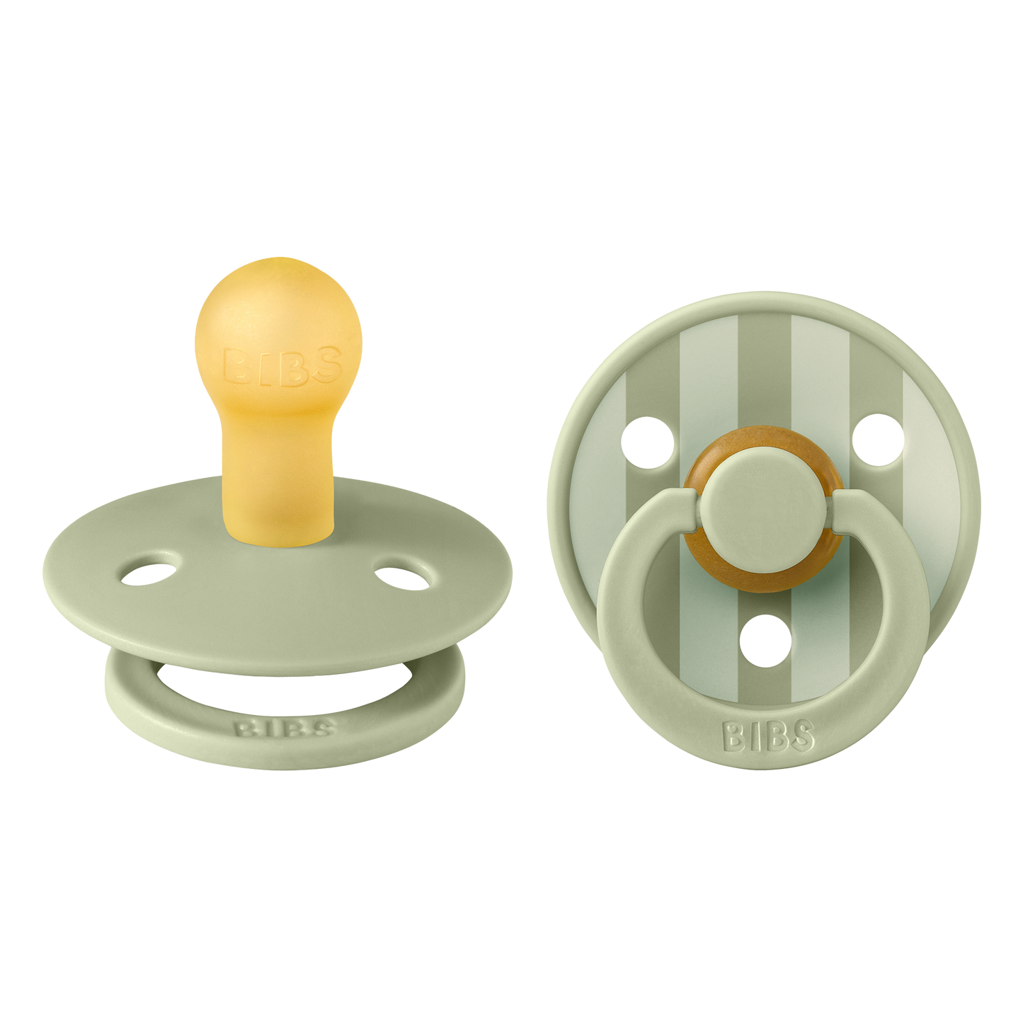 Bibs Pacifier Size 1-Baby 0-6M (2pcs)-Studio Colour -Sage Mix