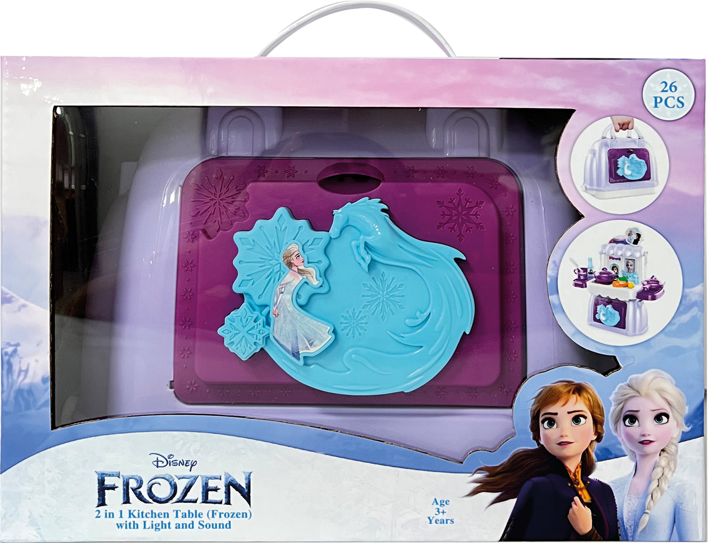 Disney 2-In-1 Frozen Kitchen Table Playset - 26pcs