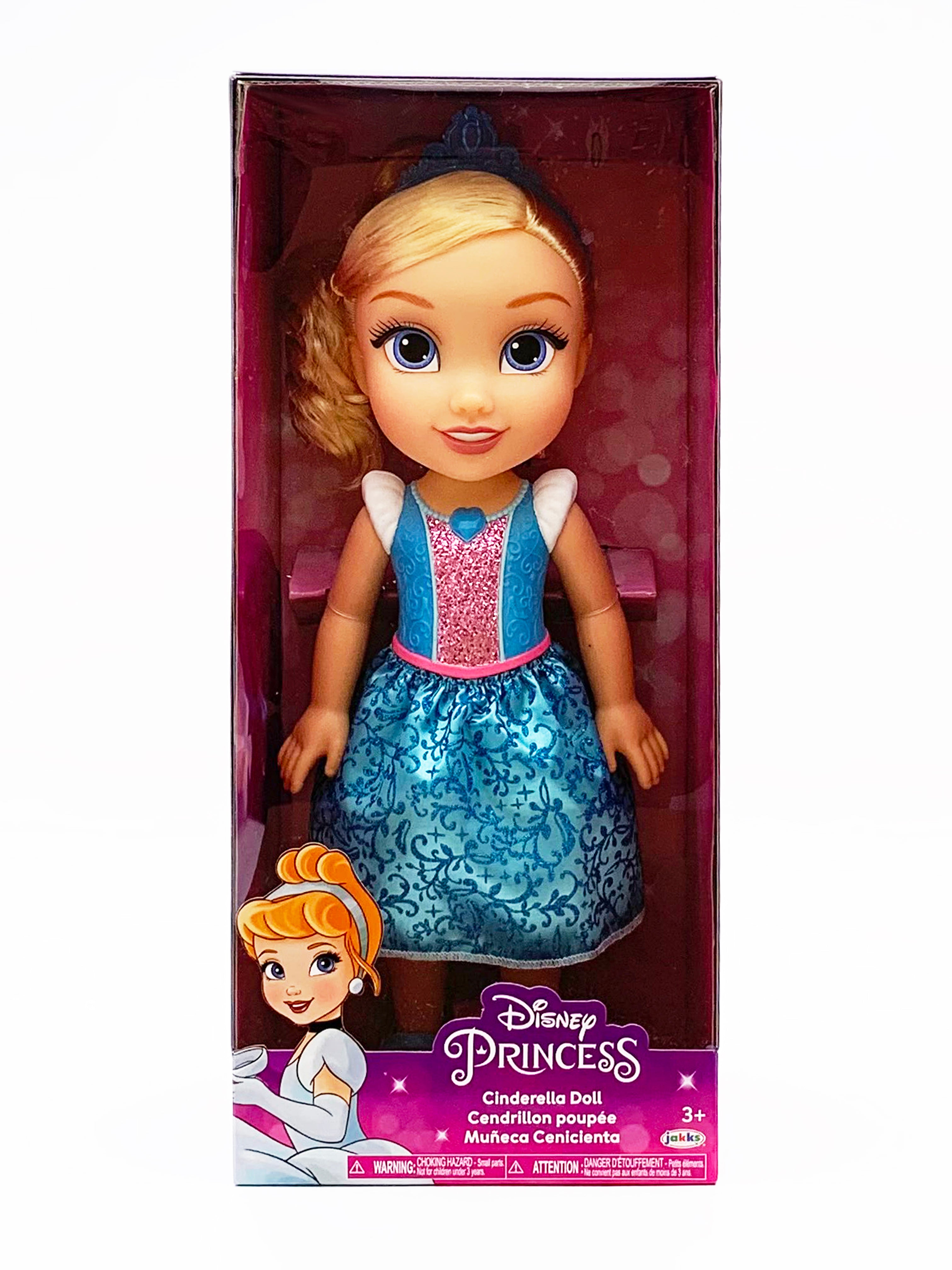 Disney PrincessHard Bodice Cinderella Doll 15inch Little Wings