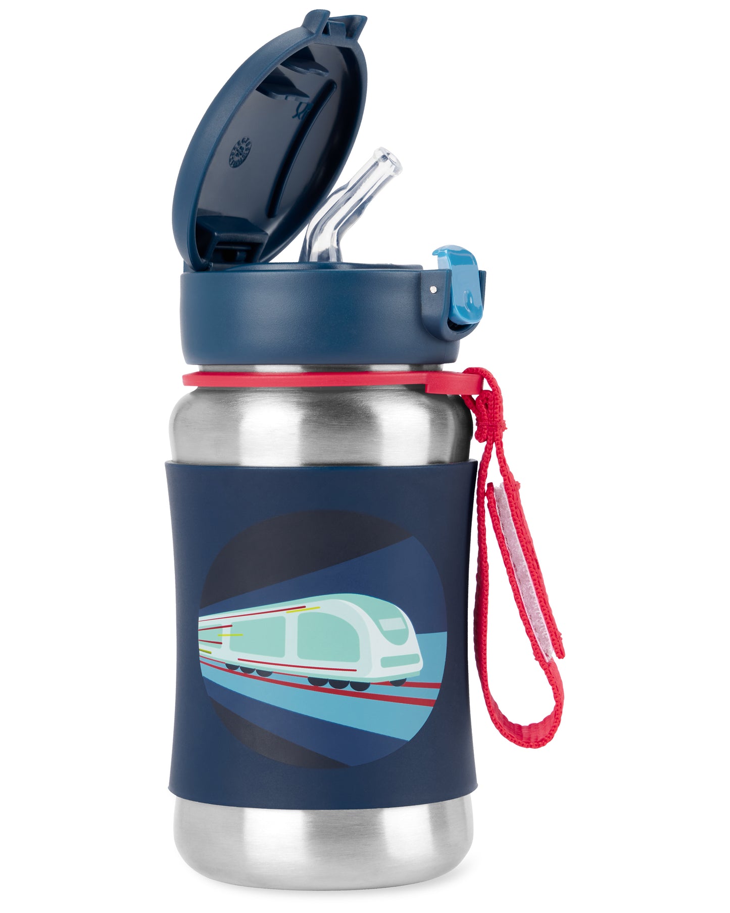 Skip Hop - Spark Style Straw Bottle -Train