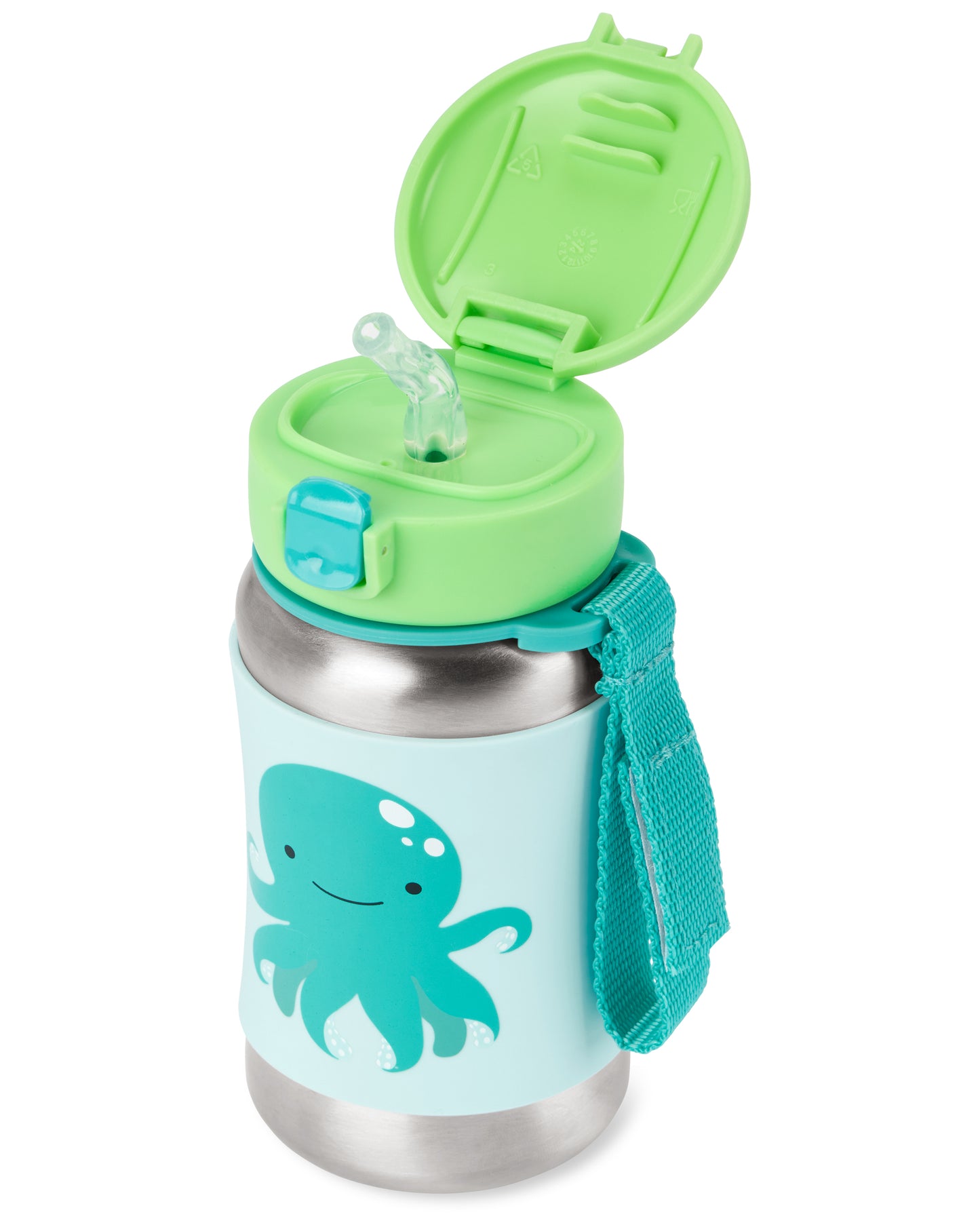 Skip Hop - Spark Style Straw Bottle -Octopus
