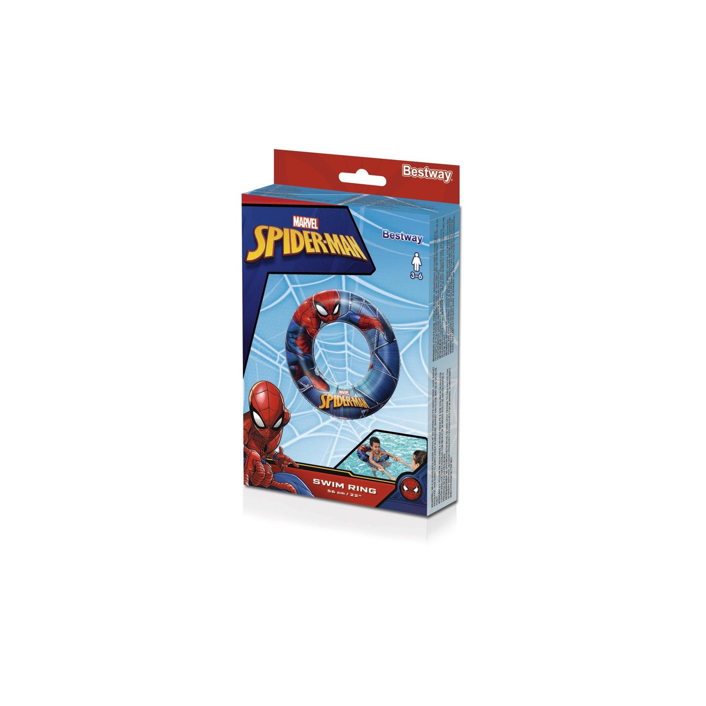 Bestway-Swim Ring Spiderman 56Cm