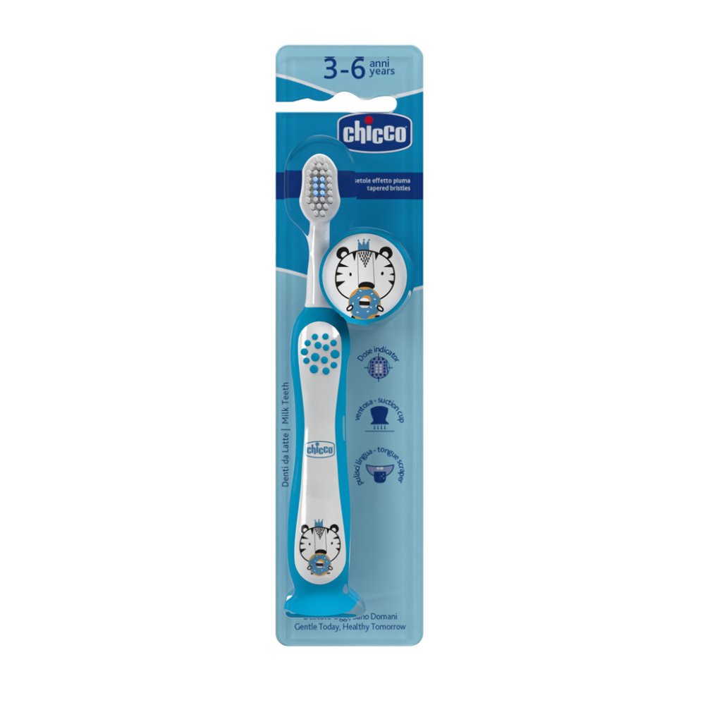Chicco-Toothbrush for children Tiger 3-6 years