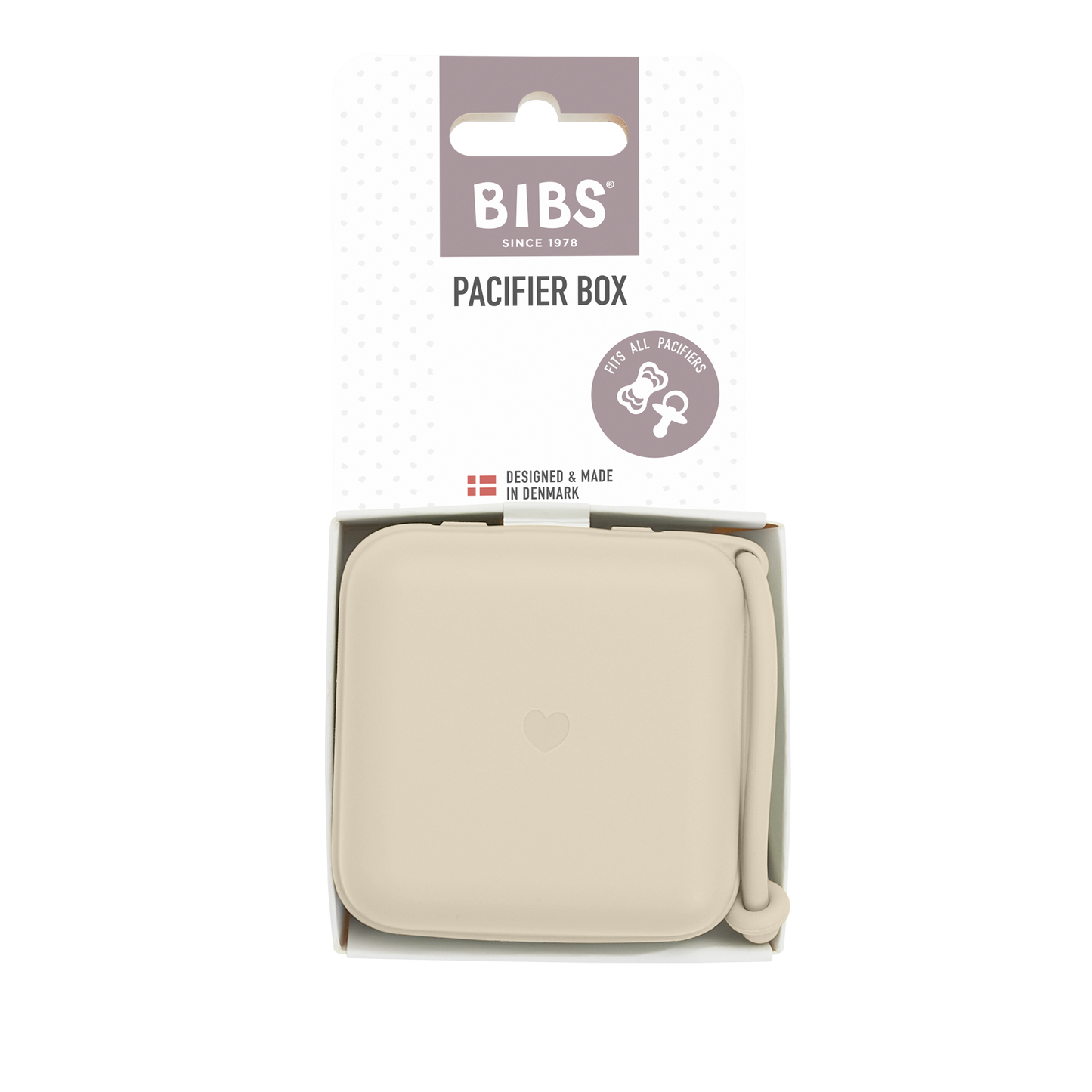 Bibs - Pacifier Box - Ivory