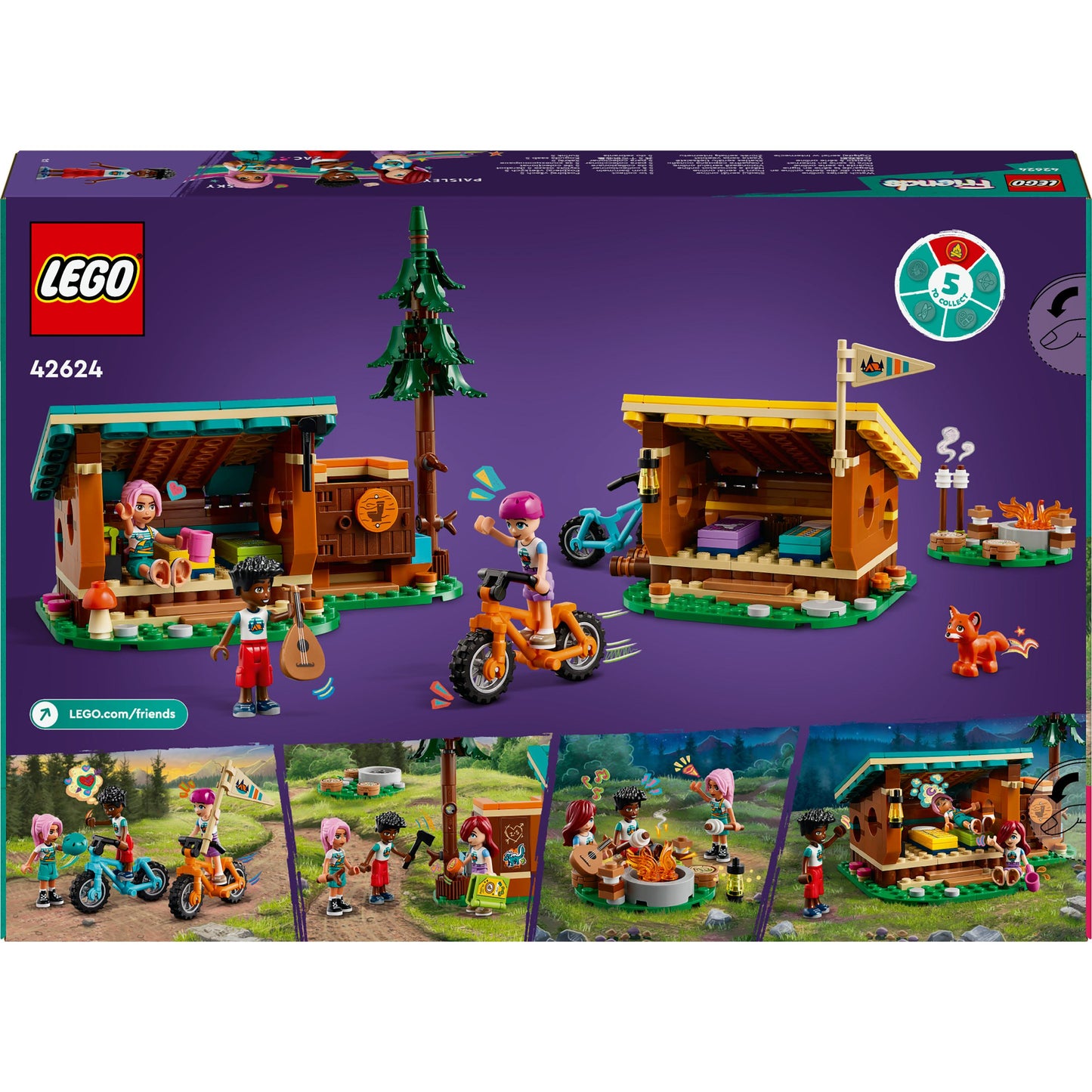 LEGO Friends-Adventure Camp Cozy Cabins
