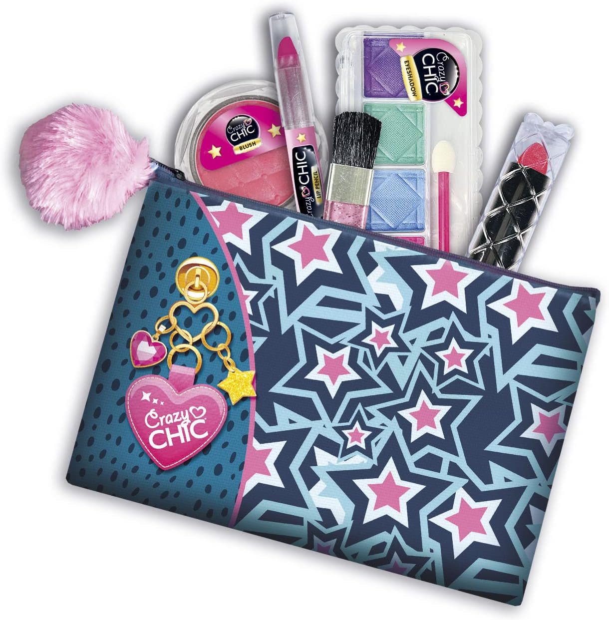 Clementoni-Crazy Chic Pochette Makeup Sets