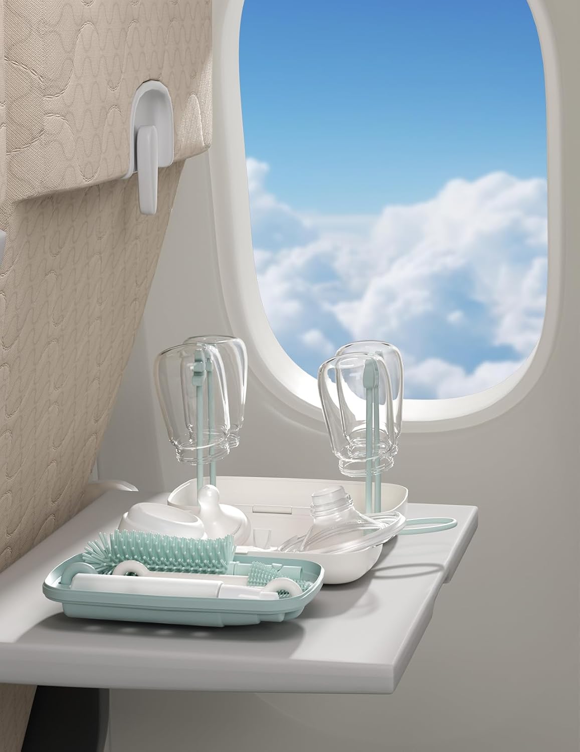 مجموعة فرشاة تنظيف الزجاجات Momcozy - 7 في 1 - تصميم سهل الاستخدام - طراز كلاسيكي