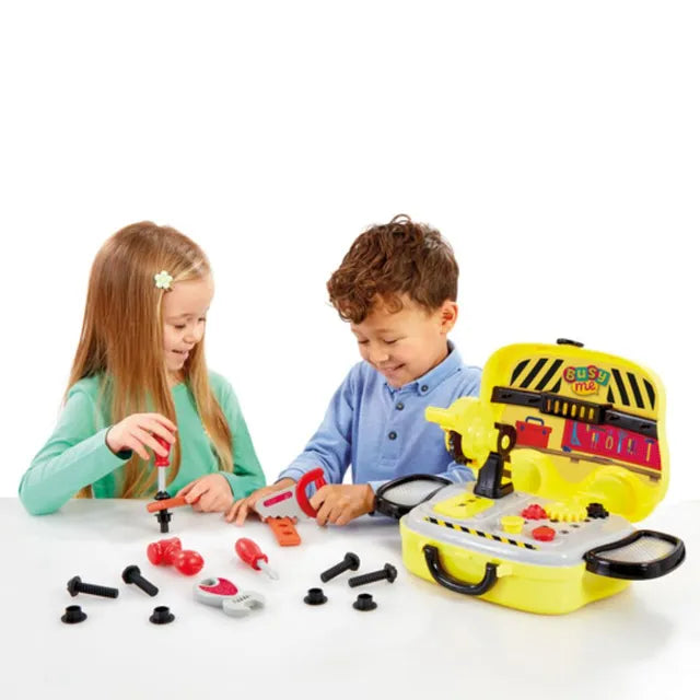 Addo-Busy Me Little Builders Fix And Build Construction Tool Shop Set