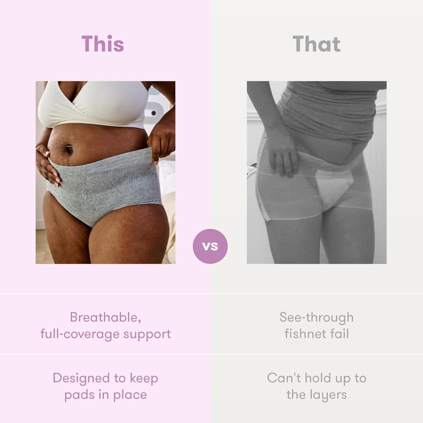 High-waist Disposable Postpartum Underwear (8 Pack)