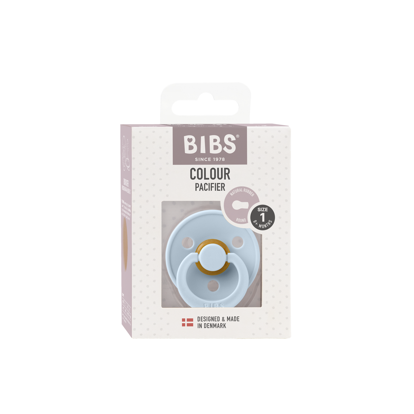 Bibs - Latex Colour Flow Pacifier - S1 - Baby Blue