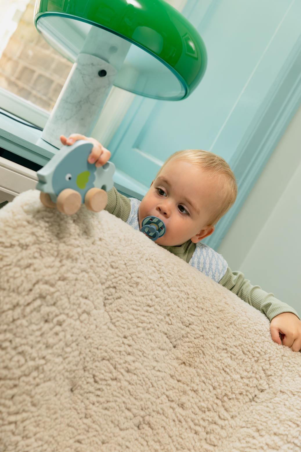 Bibs Pacifier Size 2 - Baby 6-18M (2pcs)-Studio Colour-Nordic Mint Petrol Mix