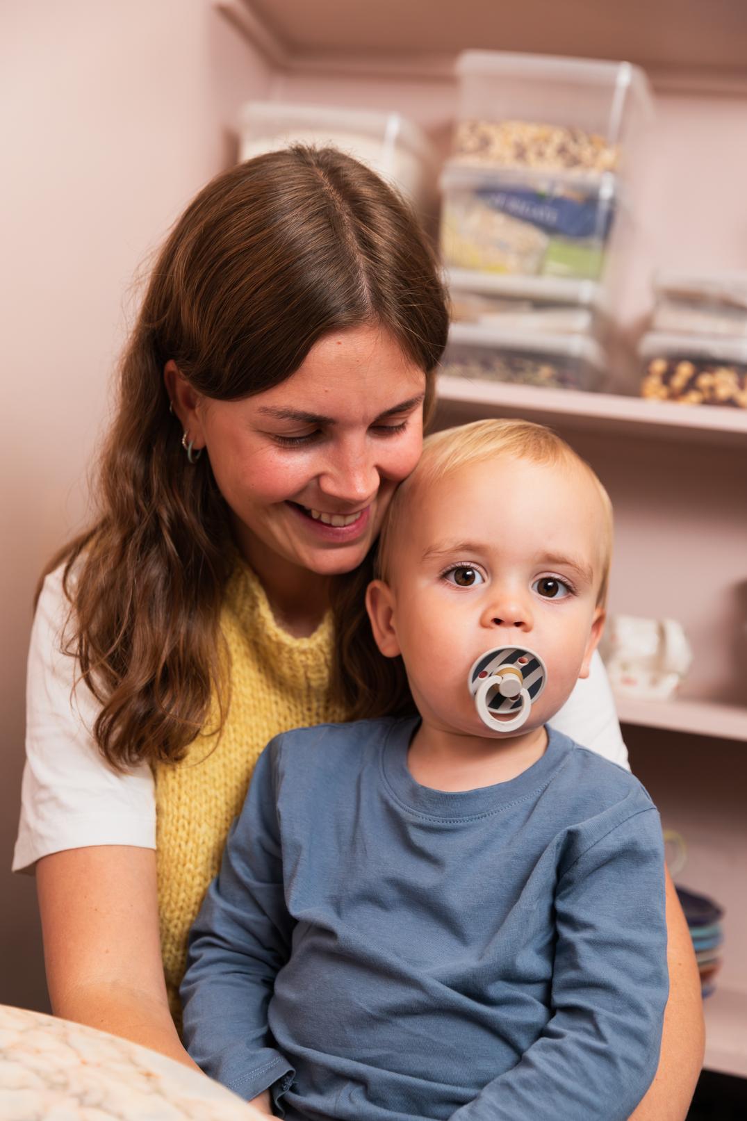 Bibs Pacifier Size 1-Baby 0-6M (2pcs)-Studio Colour -Sand Mix