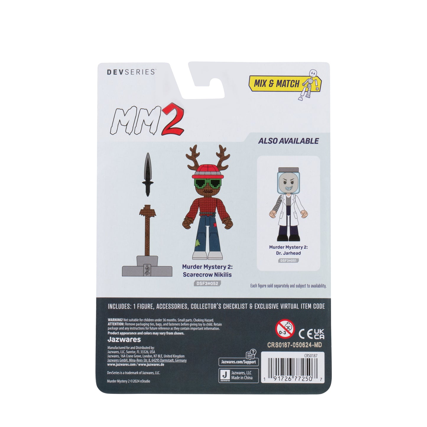 Jazwares Devseries Core Figures Scarecrow Nikilis