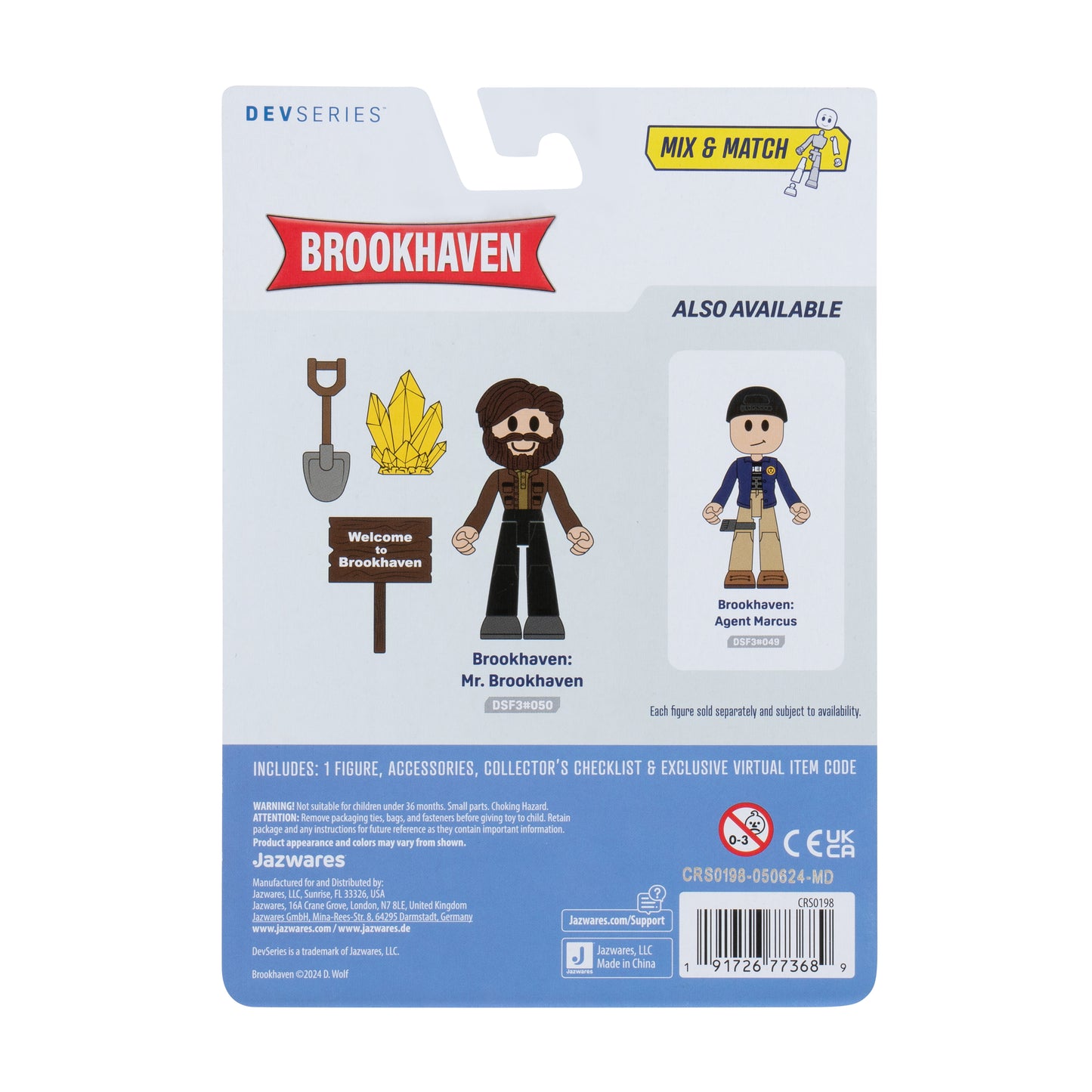 Jazwares Devseries Core Figures MrBrookhaven