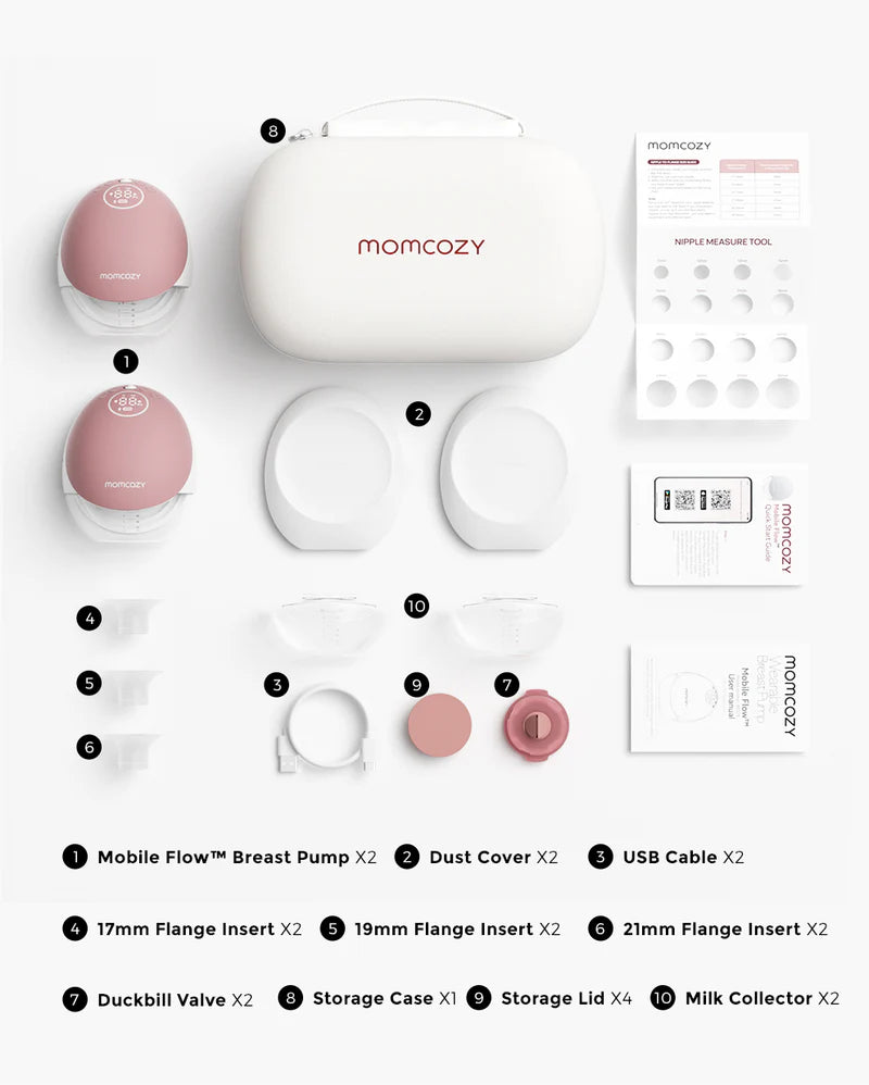 Momcozy-Mobile Flow™ Hands-Free Breast Pump Double | M9