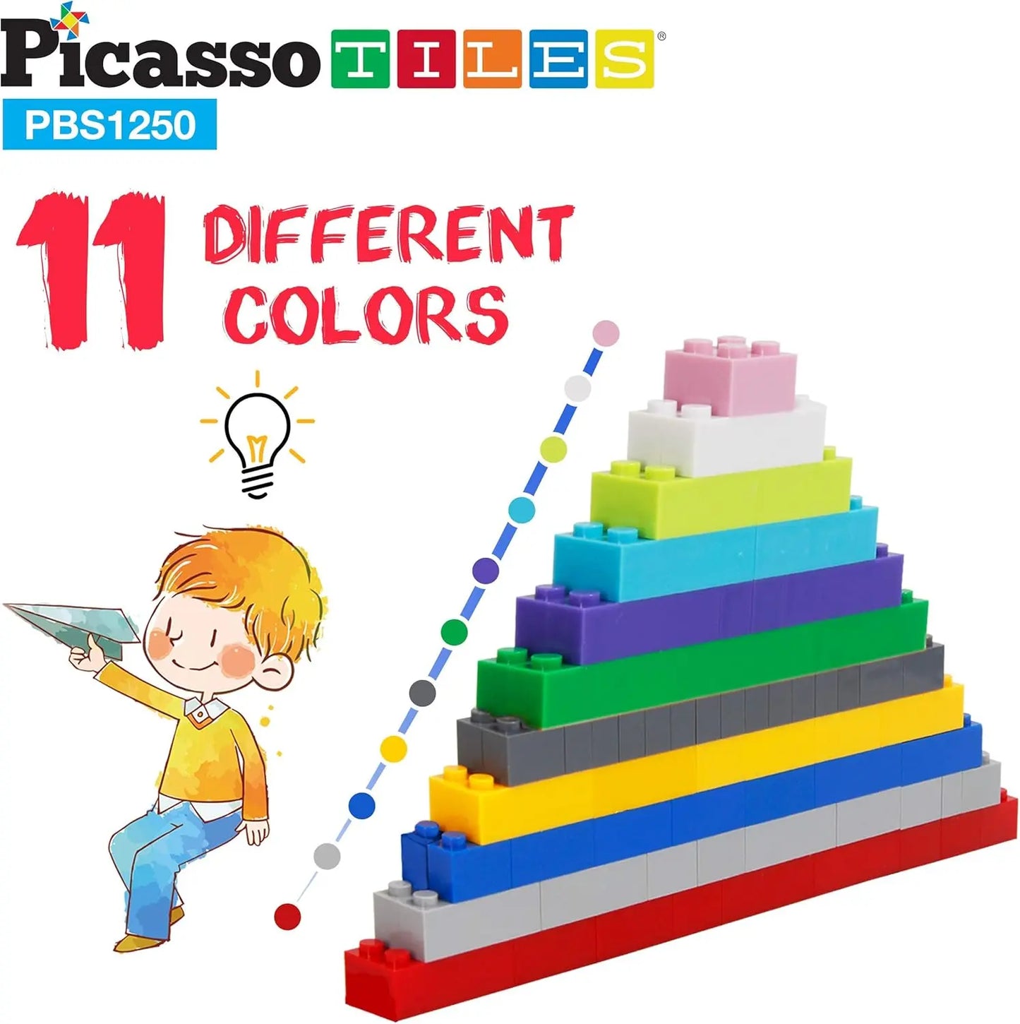 1250 Piece Building Block Set – PicassoTiles