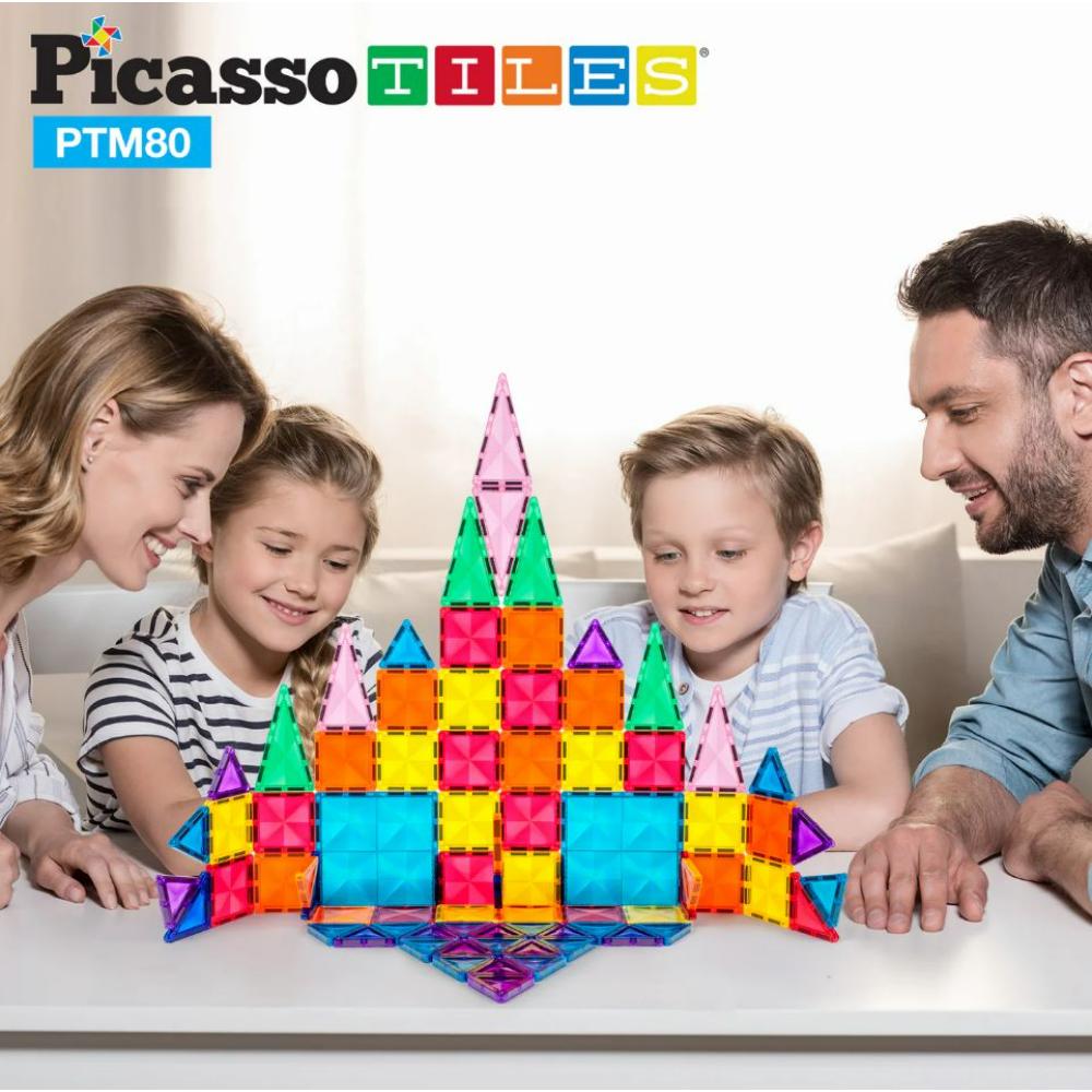 Picasso Tiles - Mini Diamond Tile Series Set - 80pcs