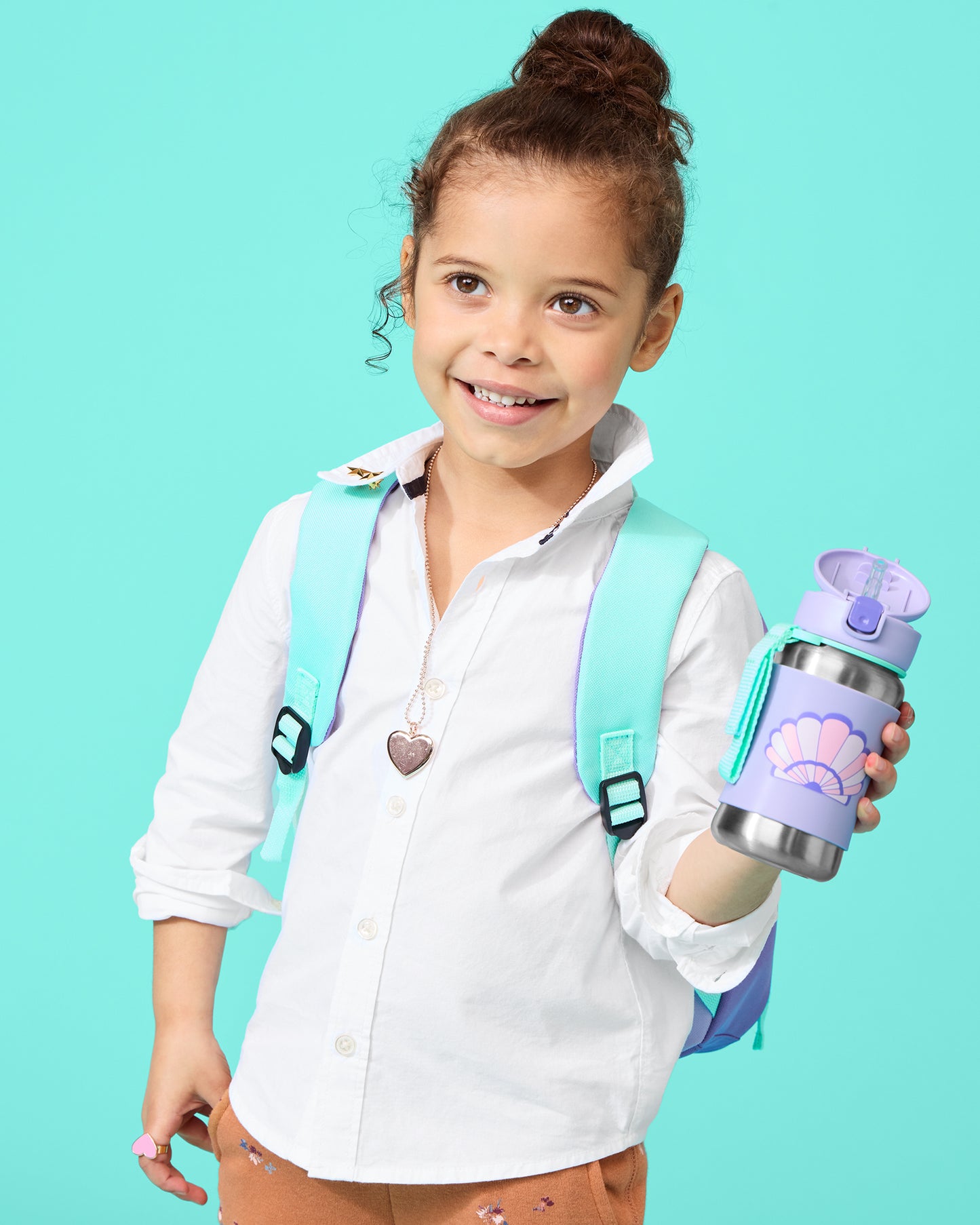 Skip Hop - Spark Style Straw Bottle -Seashell