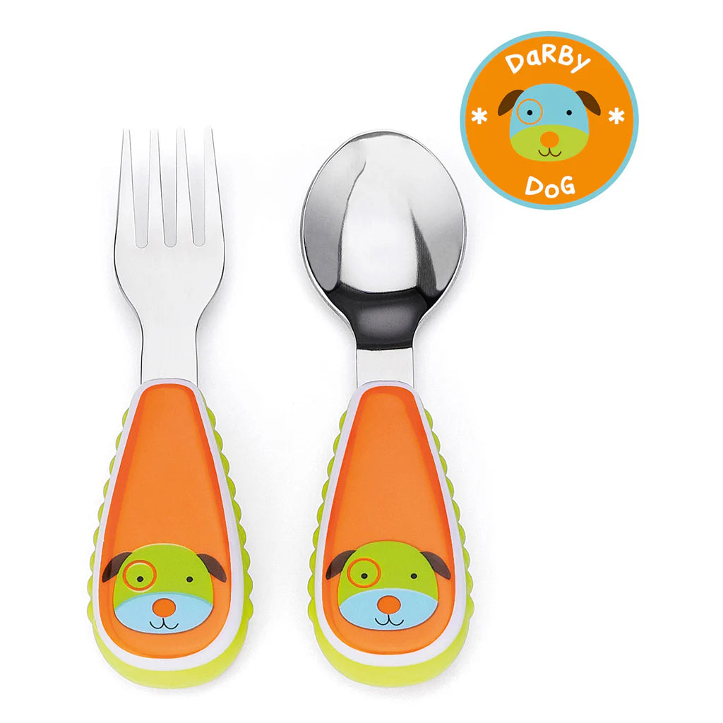 SkipHop Zootensils Fork & Spoon-Dog