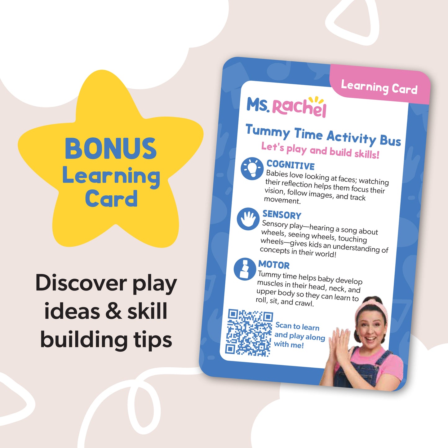 Ms. Rachel Official Tummy Time Activity Bus