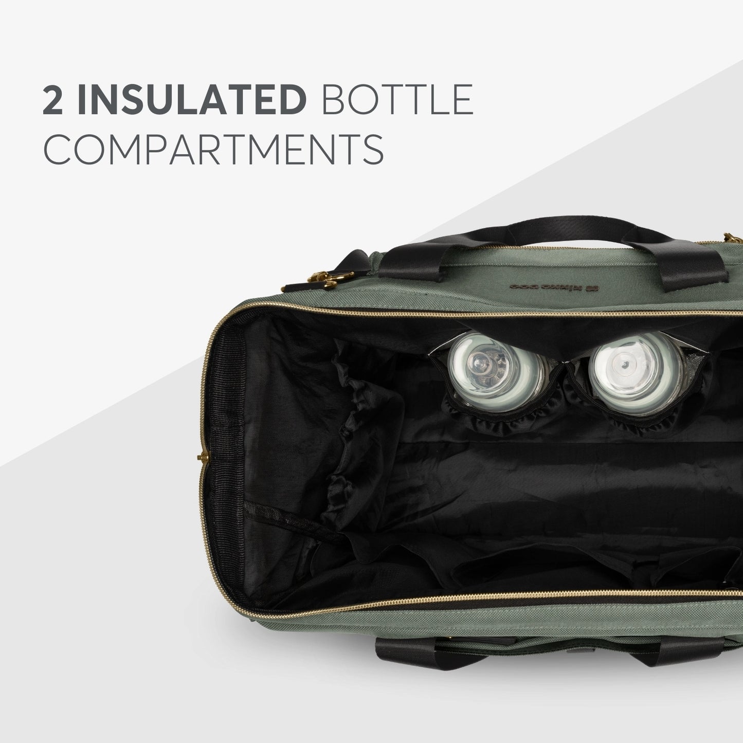 Mama Bag Maxi Army Green-kikkaboo