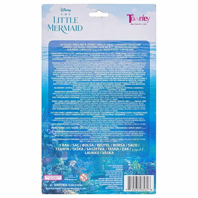 Townley Girl - Disney Princess - 4 Pack Lip Gloss Set with a Zip Pouch