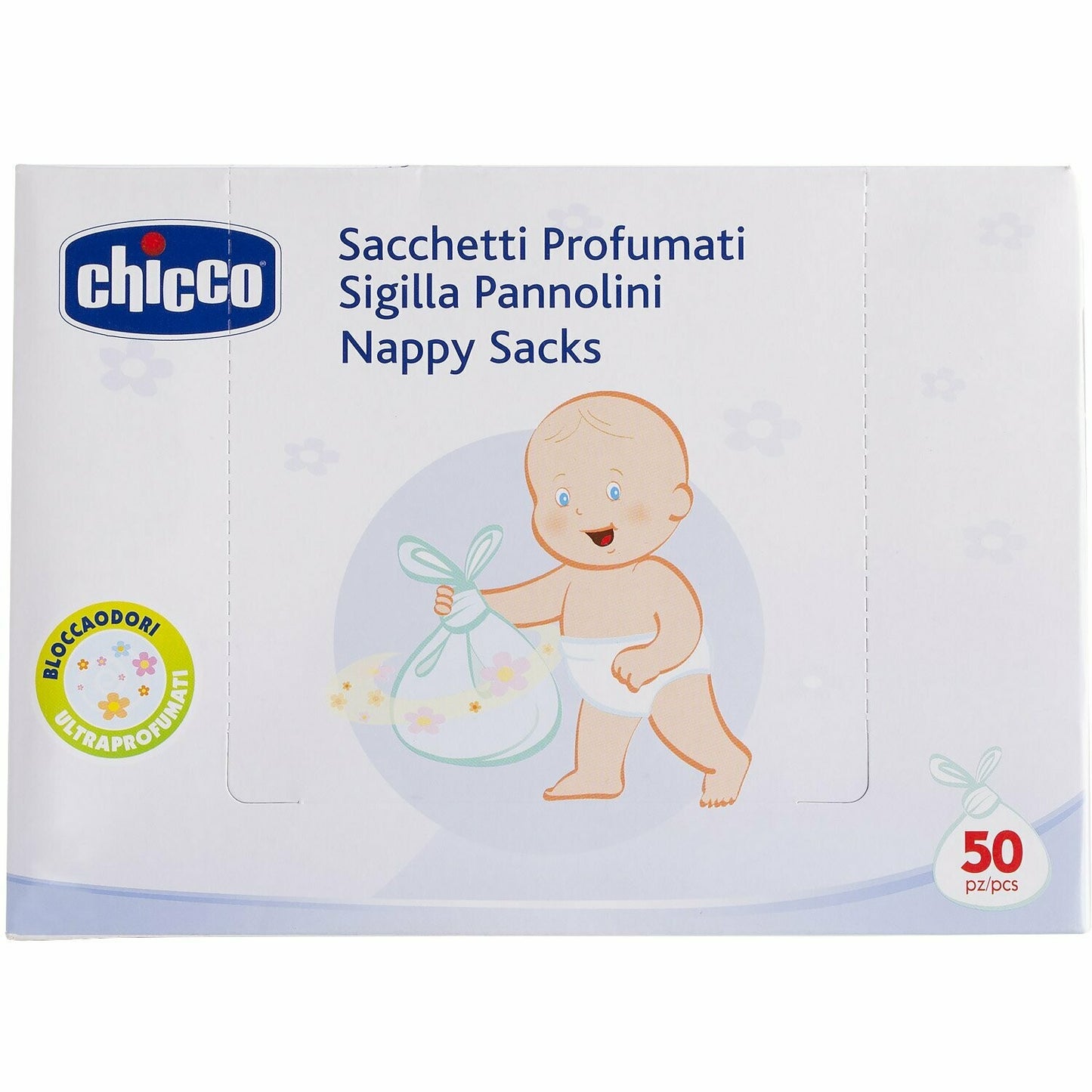 CHICCO NAPPY SACKS 50PCS
