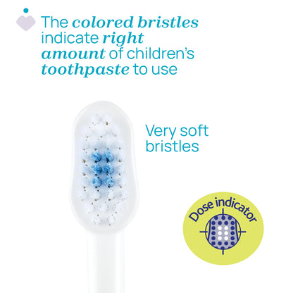 Chicco Combo Toothbrushes 3-6 Y Hippo & Panda