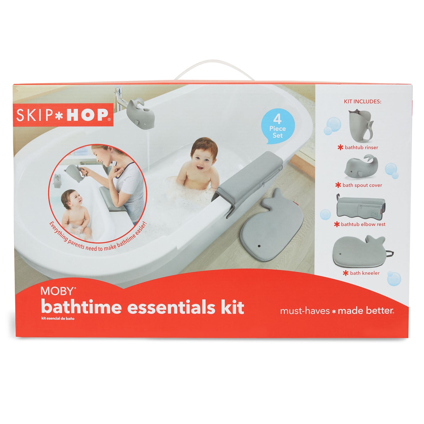 Skip Hop Moby Bathtime Essentials Grey