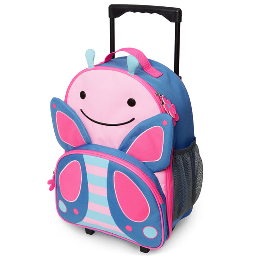 SkipHop - Zoo Kids Rolling Luggage -Butterfly