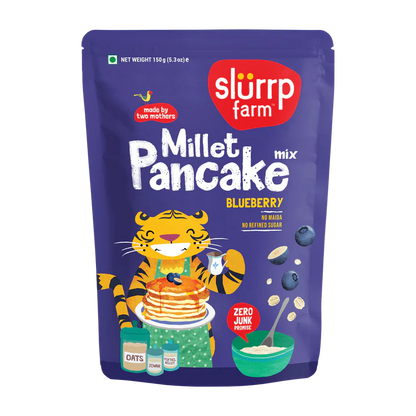 Slurrp Farm-Blueberry Millet Pancake