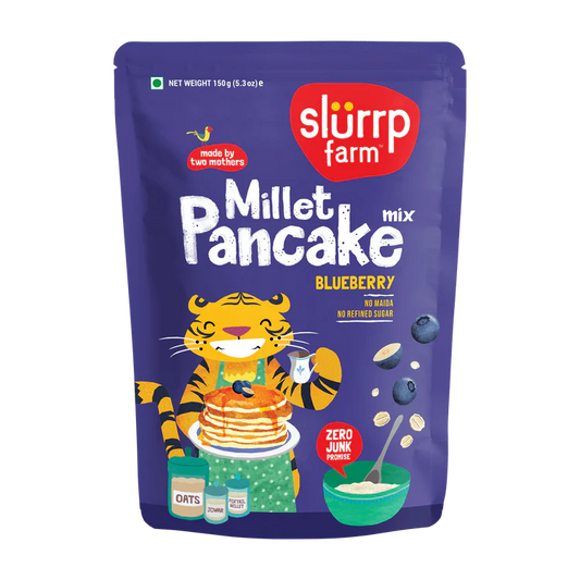 Slurrp Farm-Blueberry Millet Pancake