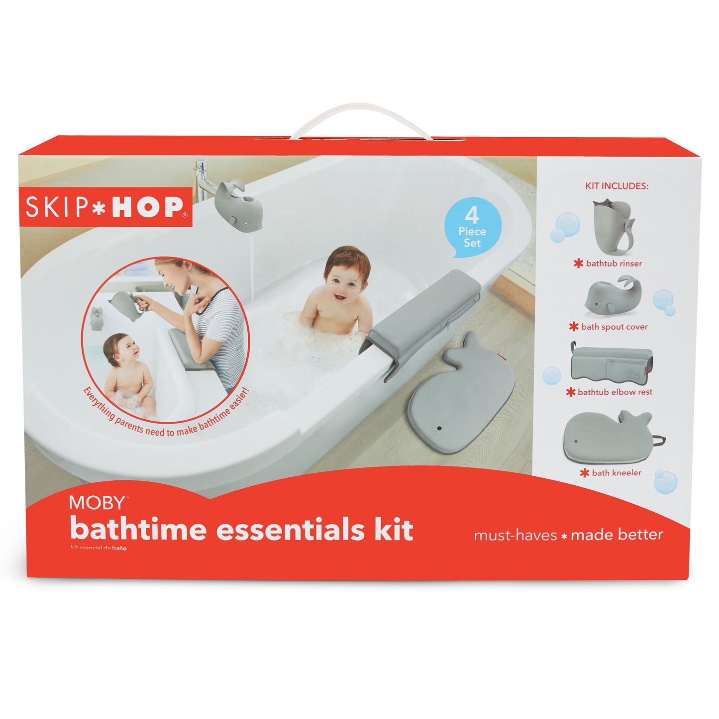 Skip Hop Moby Bathtime Essentials Grey