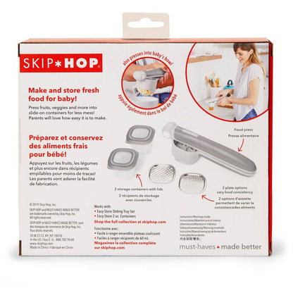 Skiphop - Easy-Prep Food Press Set - Grey