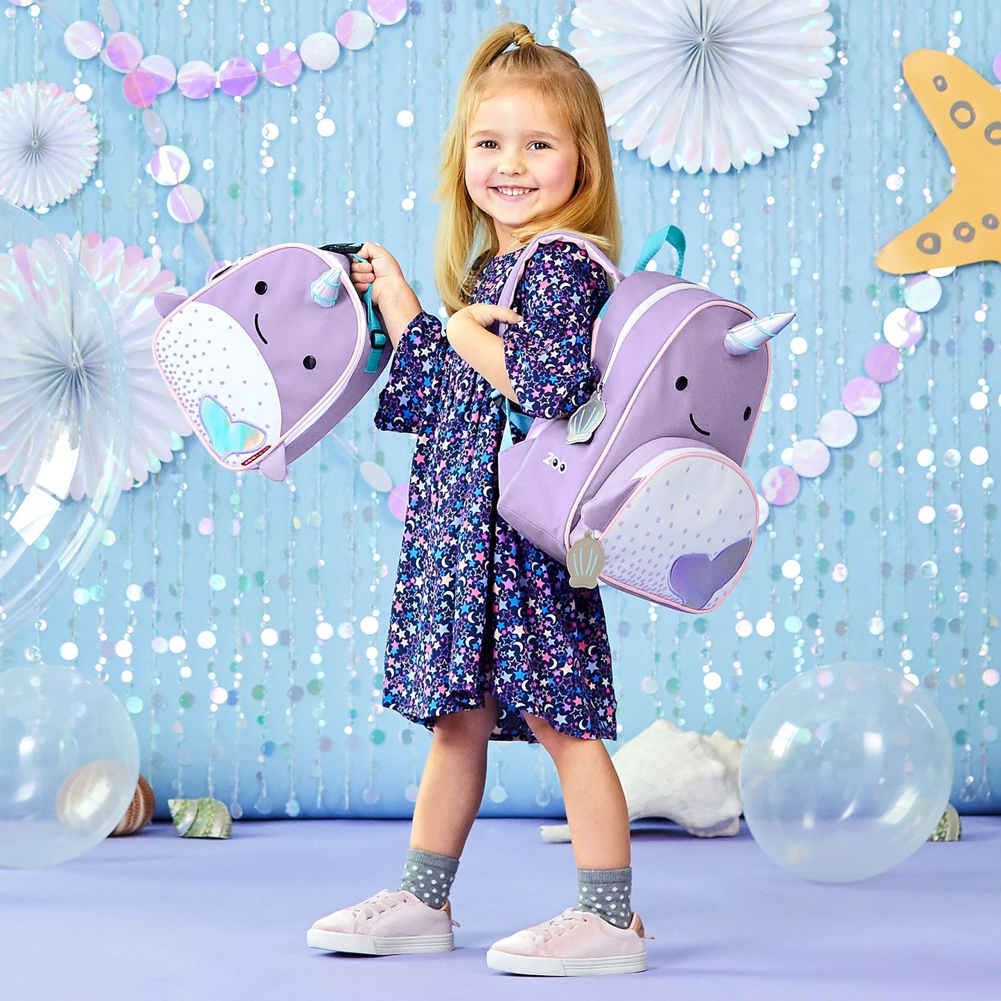 Skip Hop Zoo Backpack Narwhal