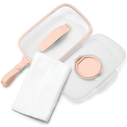 SkipHop - Grab & Go Wipes Case - Blush Pink