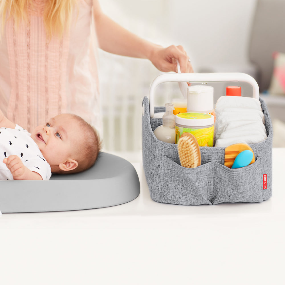 Skip Hop Light-Up Diaper Caddy - Grey