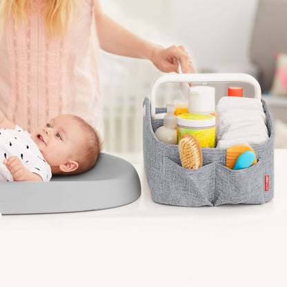 SkipHop-Light Up Diaper Caddy-Grey