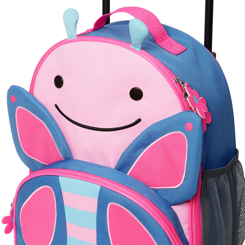 SkipHop - Zoo Kids Rolling Luggage -Butterfly