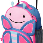 SkipHop - Zoo Kids Rolling Luggage -Butterfly