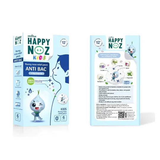 Happy Noz-Organic Onion Sticker-Anti Bac Formula