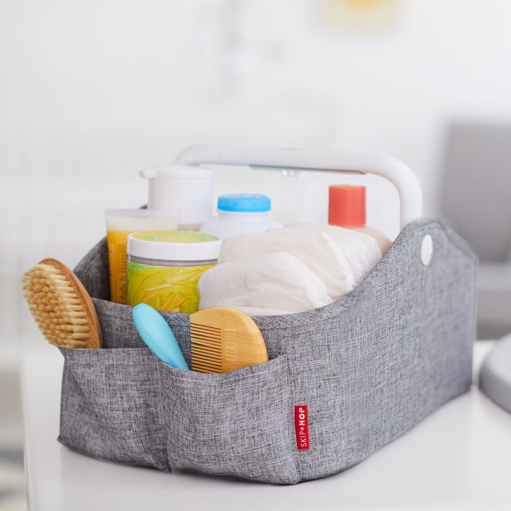 Skip Hop Light-Up Diaper Caddy - Grey