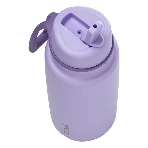 Insulated Flip Top Bottle 1L - Lilac Love