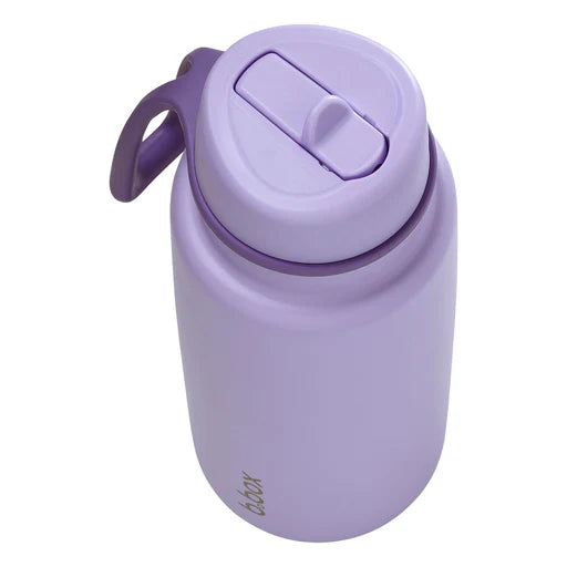 Insulated Flip Top Bottle 1L - Lilac Love