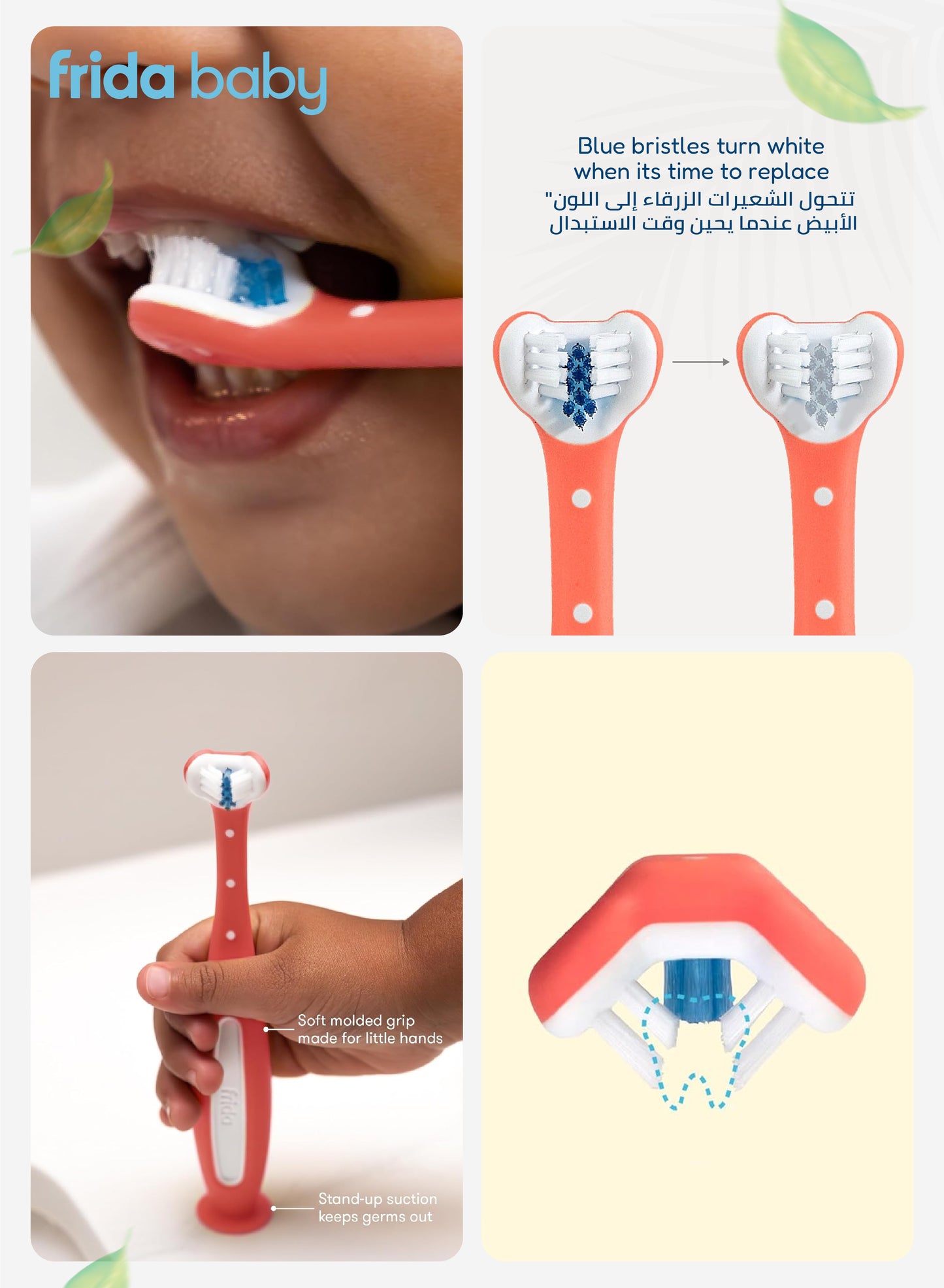 Frida Baby Toothhugger Toothbrush - Pink