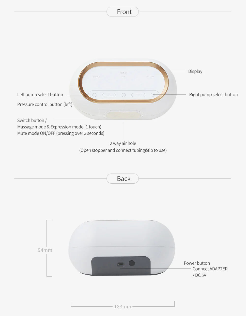 شفاط كهربائي Dual compact-سبكترا