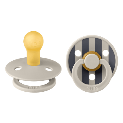 Bibs Pacifier Size 1-Baby 0-6M (2pcs)-Studio Colour -Sand Mix